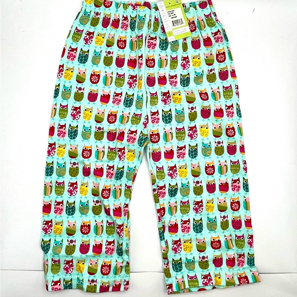 Zutano 12-18 months Colorful Owl Print Kids pants NWT